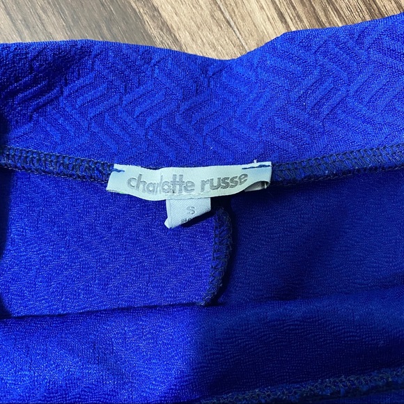 CHARLOTTE RUSSE Dark Blue Skirt - Picture 2 of 2